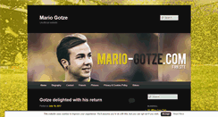 Desktop Screenshot of mario-gotze.com